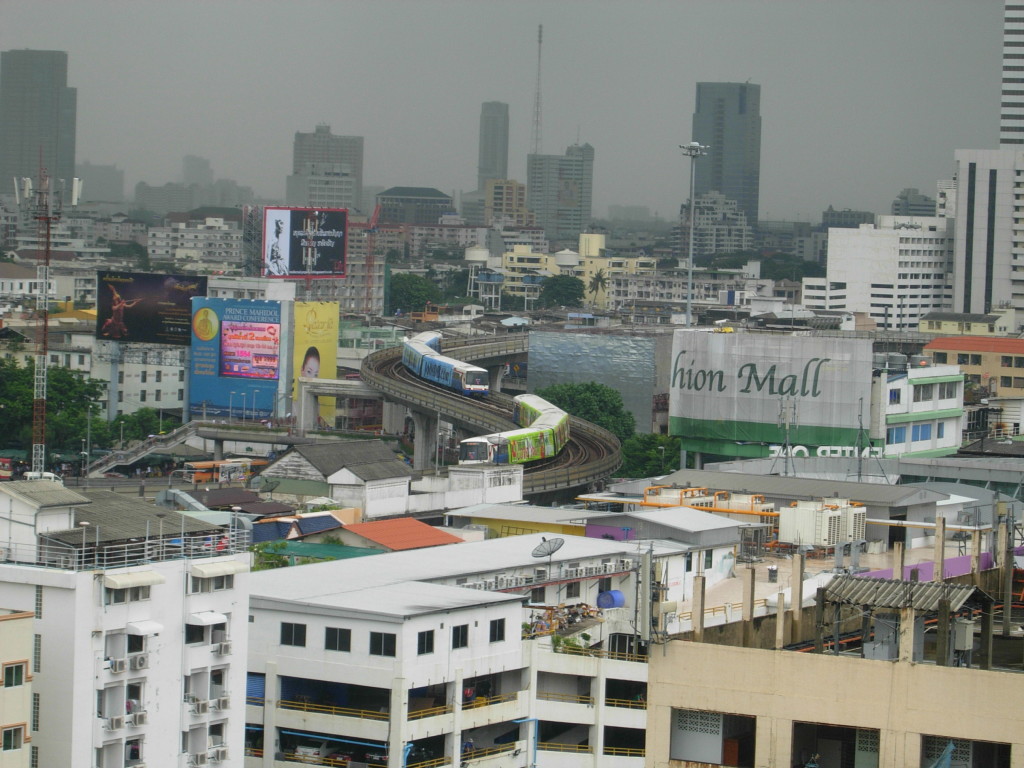 Skytrains in Bangkok