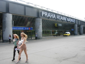 The train station at Prague