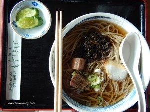 Soba for lunch