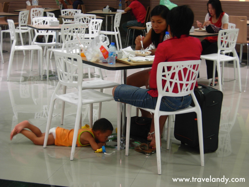 Let the little guy be: At a mall