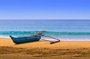 Fisherman's Canoe on Beach
