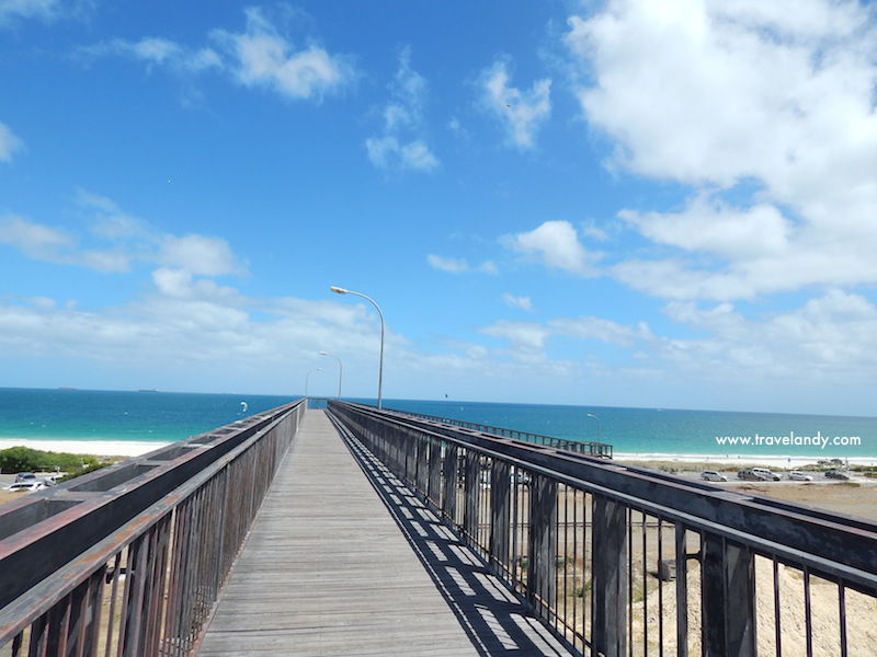 Overbridge to Mosman beach in North Fremantle