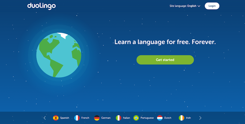 Duolingo on the computer