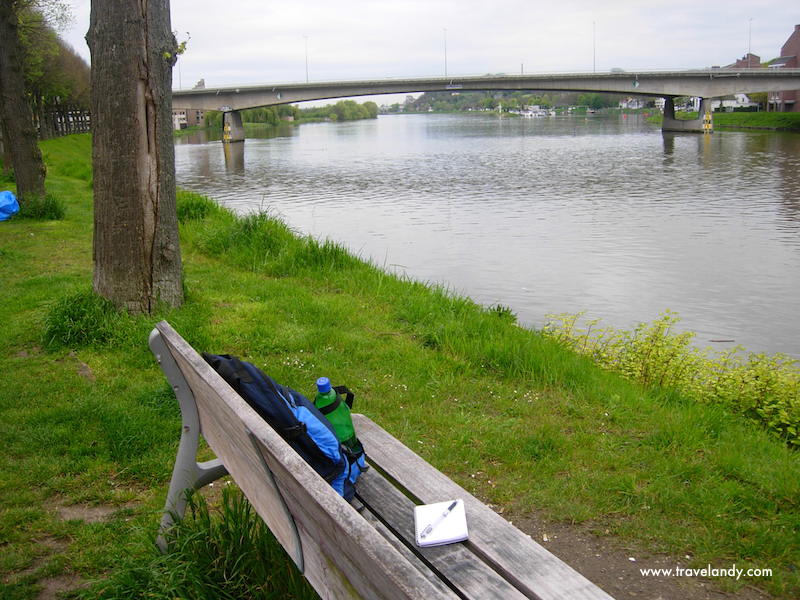 Maas river in Maastricht