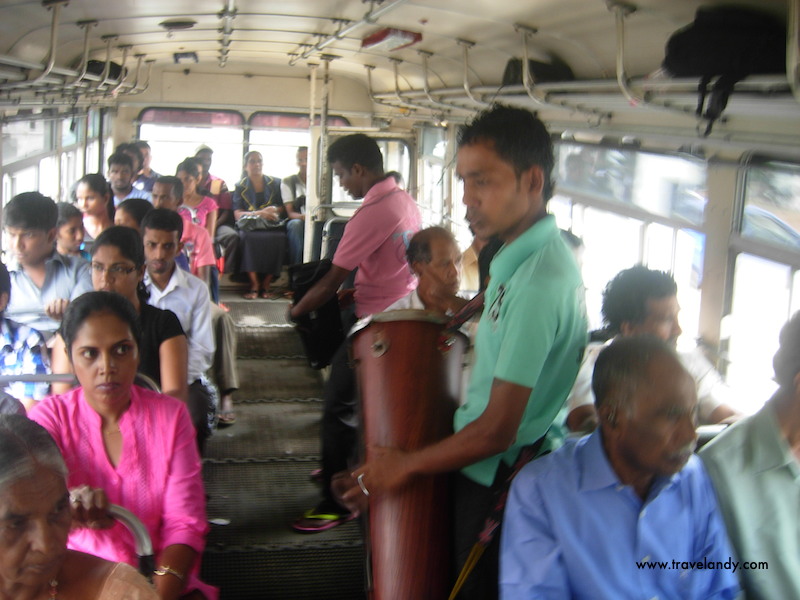 A public bus in Colombo