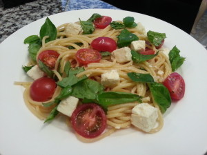 vegetarian food pasta