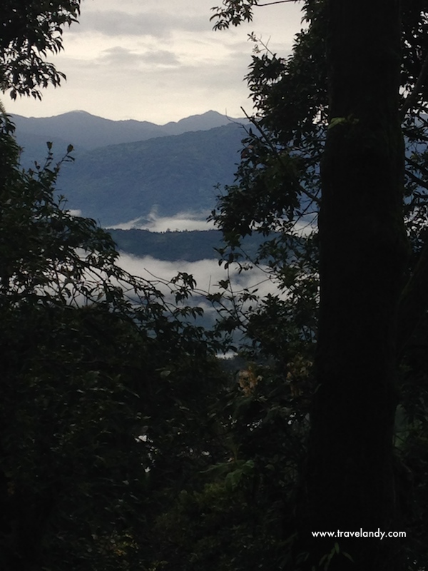 The nearer hills showed up for a while but Kanchenjunga remained hidden