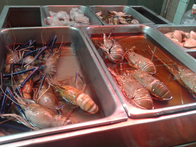 Tasty fare on sale at the Seafood Hawker Centre