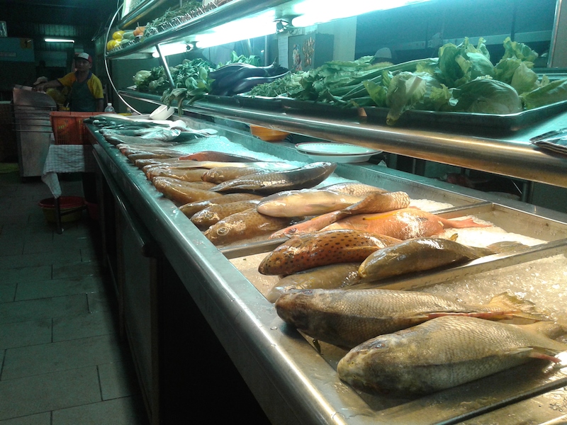 Tasty fare on sale at the Seafood Hawker Centre