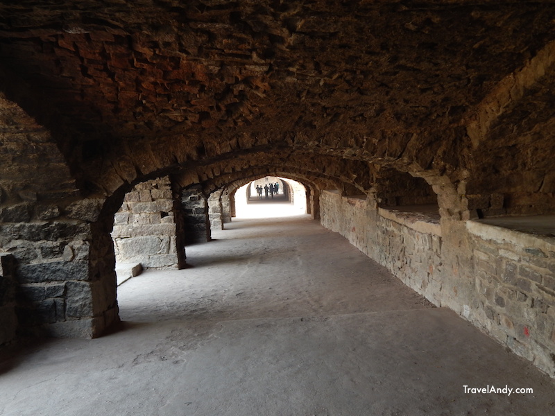 The administrative offices at the fort