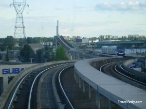 Skytrain in Vancouver