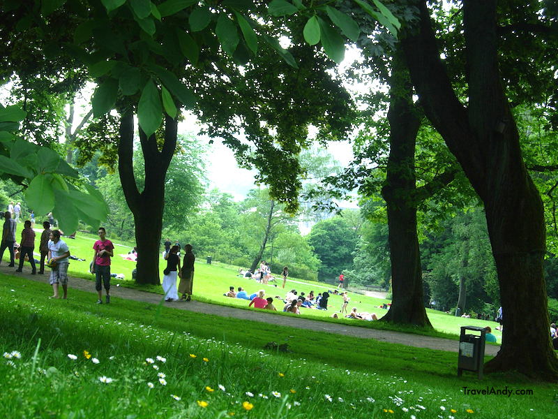 The botanical garden in Wuppertal