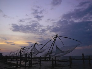 Chinese fishing nets at Fort Kochi. Picture by keralatourism.org