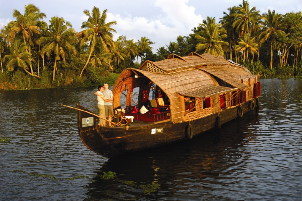 A houseboat in the famed backwaters of Kerala Picture by keralatourism.org