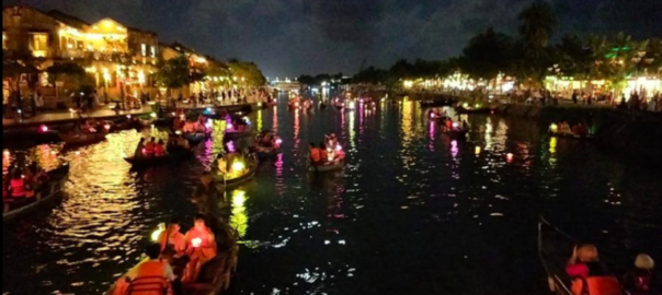 Lantern festival at Hoi An Vietnam