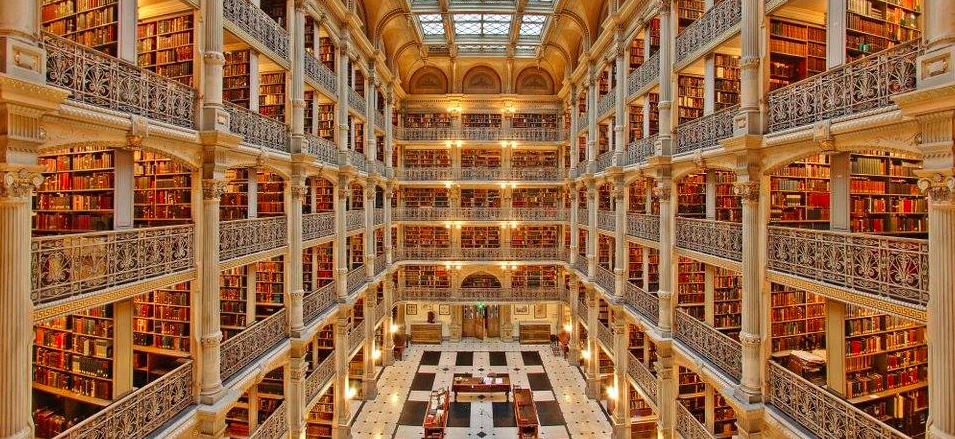 George Peabody Library in Baltimore