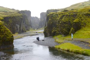 A canyon in Iceland