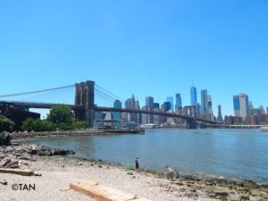 Brooklyn Bridge and Manhattan