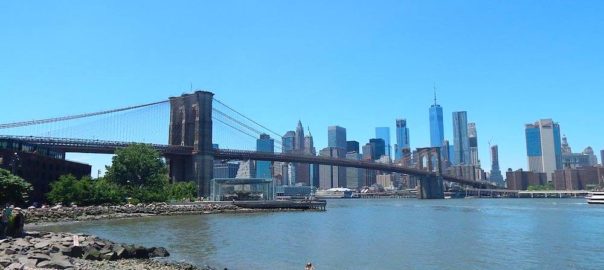 Brooklyn Bridge and Manhattan