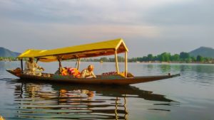 Shikara on Dal Lake