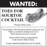 Sourtoe Cocktail Club seeks donation of toes